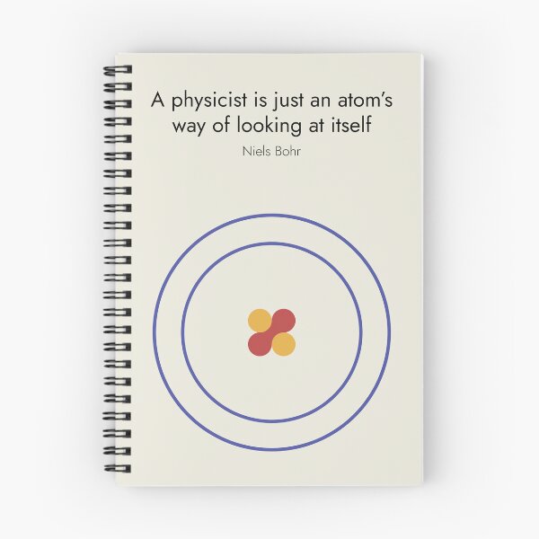 Item preview, Niels Bohr Physics Science Quote Minimalist Design designed and sold by kakarikihill.