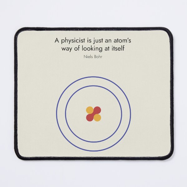 Item preview, Niels Bohr Physics Science Quote Minimalist Design designed and sold by kakarikihill.