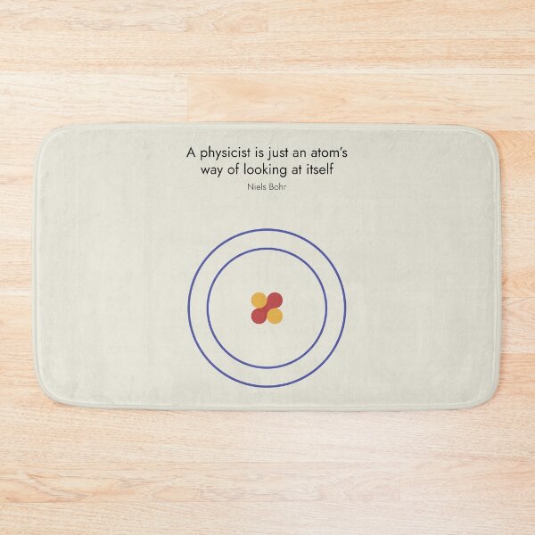 Item preview, Niels Bohr Physics Science Quote Minimalist Design designed and sold by kakarikihill.