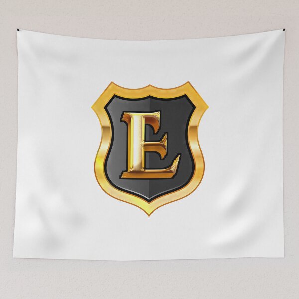 Item preview, Monogram Shield - Letter E designed and sold by OvidiumArt.