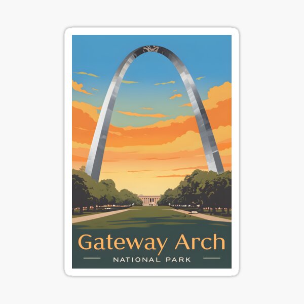 Item preview, Gateway Arch National Park designed and sold by Mikycle.
