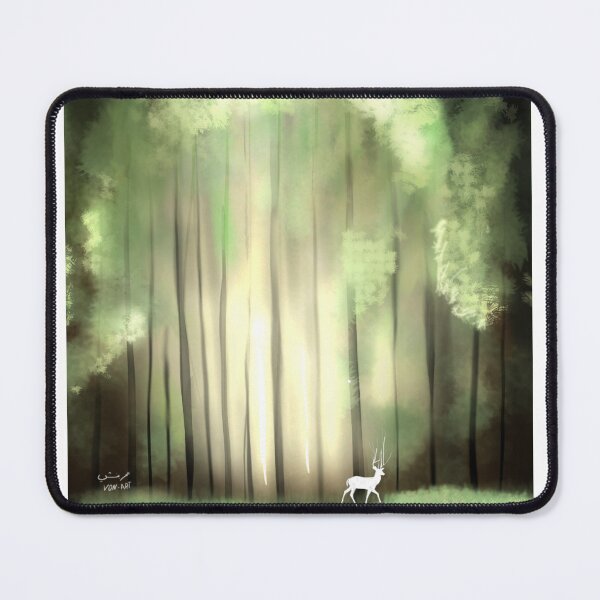 Item preview, Calm fantasy forest landscape designed and sold by Von-art.
