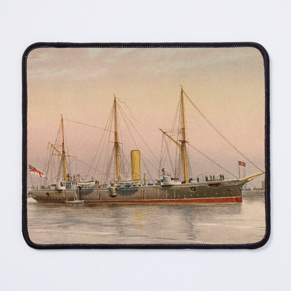 Item preview, Antique Vintage Nautical ship scene of the H.M.S MOKAWK designed and sold by Bruiserstang.