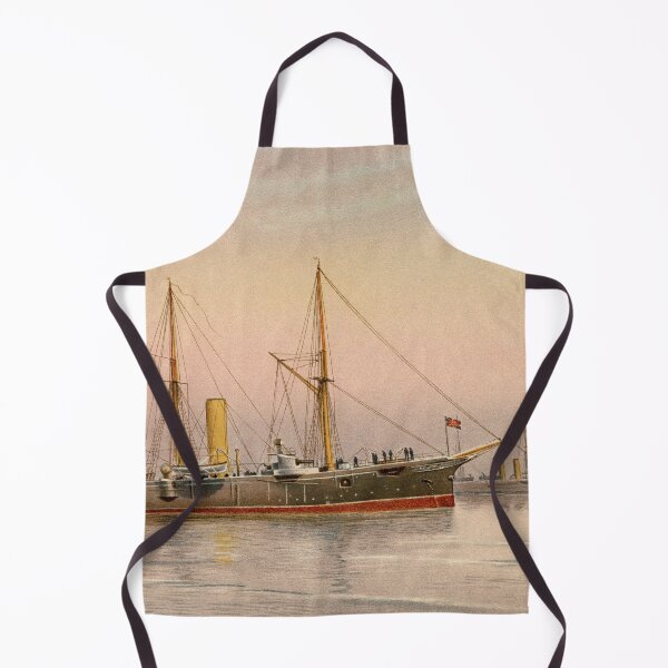 Item preview, Antique Vintage Nautical ship scene of the H.M.S MOKAWK designed and sold by Bruiserstang.