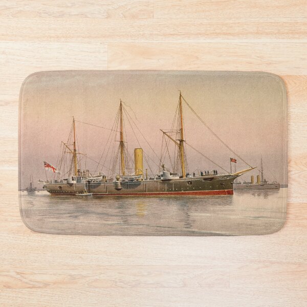 Item preview, Antique Vintage Nautical ship scene of the H.M.S MOKAWK designed and sold by Bruiserstang.