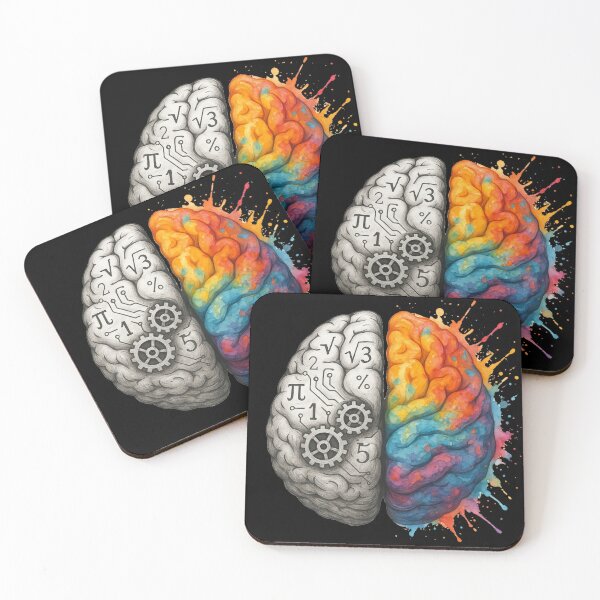 Item preview, Split Brain Anatomy – Logic vs Creativity T-Shirt designed and sold by medicalzone.