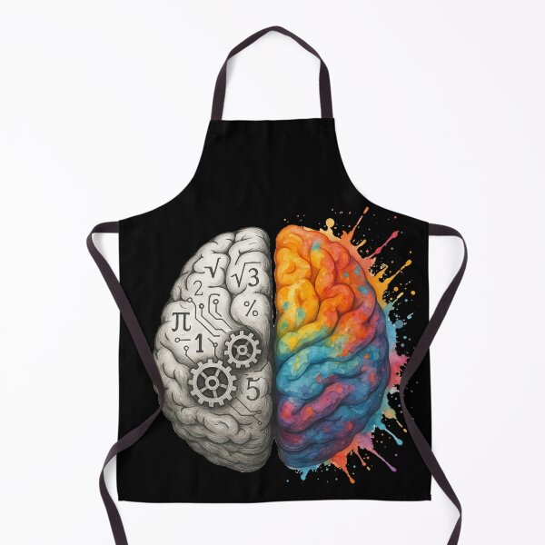 Item preview, Split Brain Anatomy – Logic vs Creativity T-Shirt designed and sold by medicalzone.