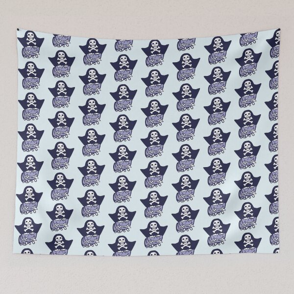 Item preview, Caterpillar Hole Bad Pirate Captain Cap Funny Cool designed and sold by shirt-o-mat.