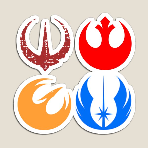 Rebellions Are Built on Hope – Star Wars Rebel Emblem Collage Magnet