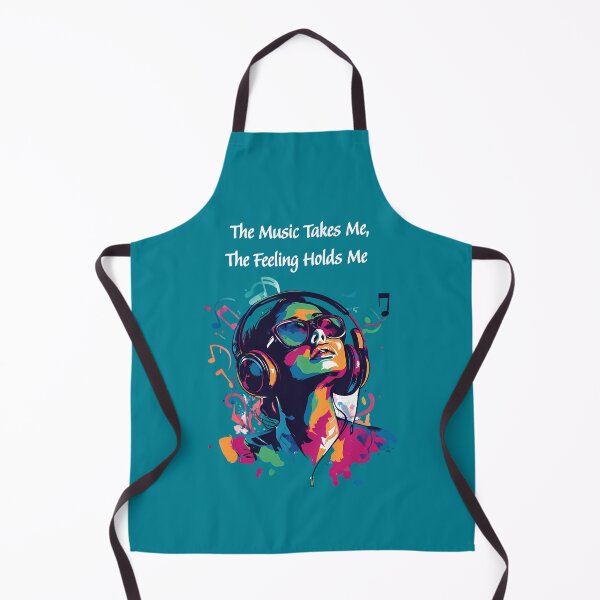 Item preview, "The Music Takes Me, the Feeling Holds Me" music lovers design designed and sold by TR_fairydesigns.