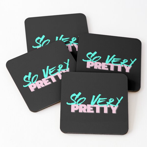 Item preview, So Very Pretty - Pastel Pink & Green Turquoise Cutecore New Wave  designed and sold by The Sticker Bureau.