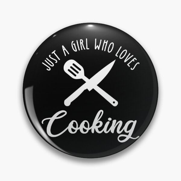 Item preview, Just A Girl Who Loves Cooking designed and sold by Cat Lady Designs.