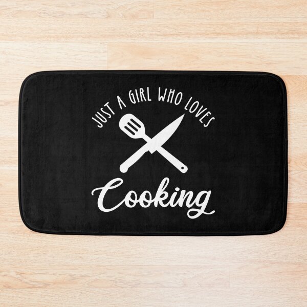 Item preview, Just A Girl Who Loves Cooking designed and sold by Cat Lady Designs.
