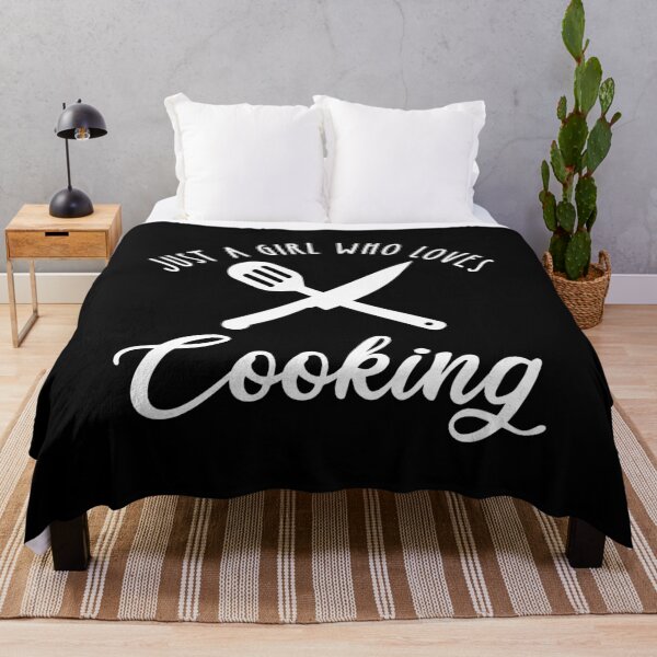 Item preview, Just A Girl Who Loves Cooking designed and sold by Cat Lady Designs.