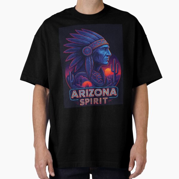 Item preview, Arizona Spirit – Neon Tribal Portrait designed and sold by Yuki2025AZ.