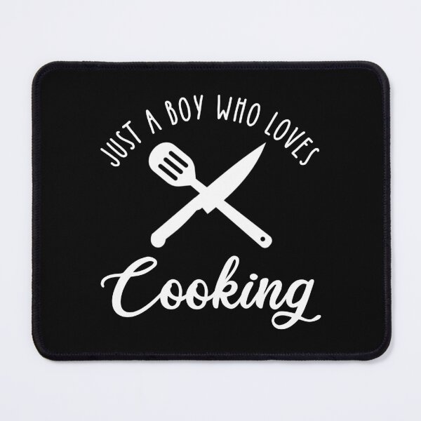Item preview, Just A Boy Who Loves Cooking designed and sold by Cat Lady Designs.