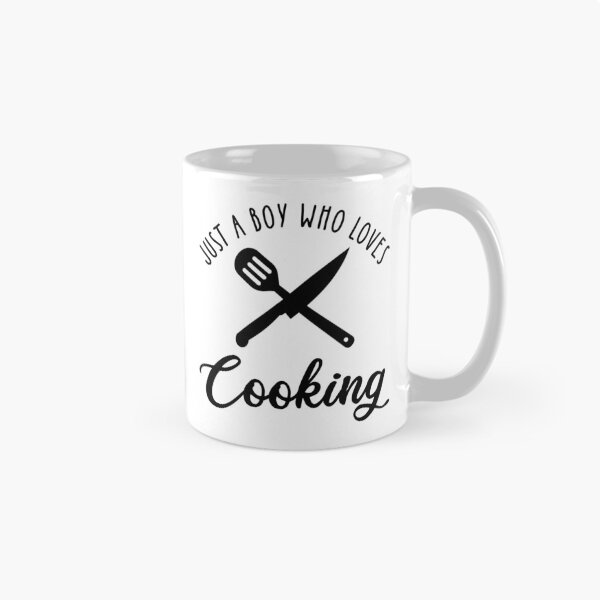 Item preview, Just A Boy Who Loves Cooking designed and sold by Cat Lady Designs.