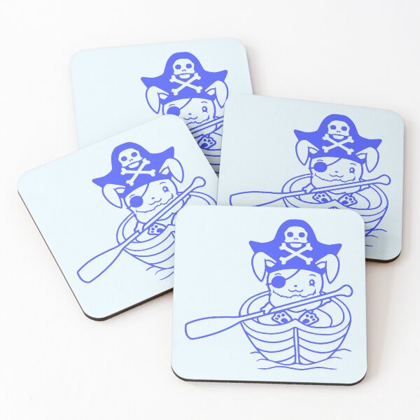 Item preview, Rabbit Pirate Paddle Bunny Buccaneer Rowboat Comic designed and sold by shirt-o-mat.