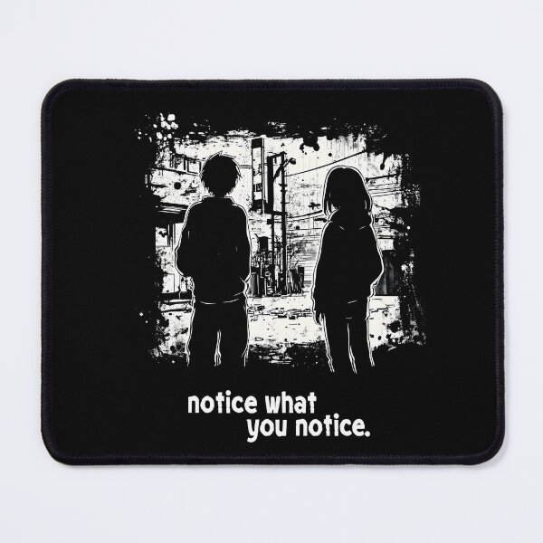 Artikelvorschau, notice what you notice - Anime Boy and Girl entworfen und verkauft von Cynora.