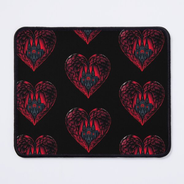 Item preview, “Cracked Heart with Cologne Cathedral” designed and sold by Vibrant-Shadows.