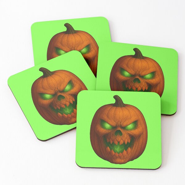Item preview, Scary Halloween Pumpkin Evil Jack-o'-lantern designed and sold by hauntedtees.