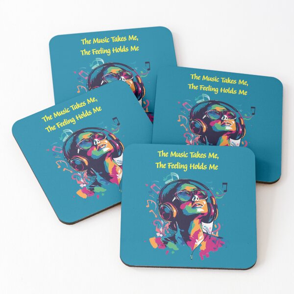 Item preview,  "The Music Takes Me, the Feeling Holds Me" music lovers design designed and sold by TR_fairydesigns.