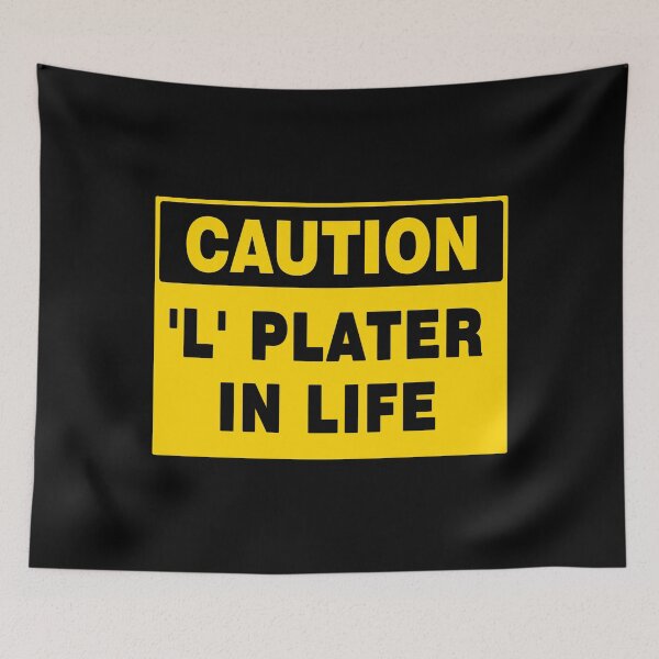 Item preview, CAUTION SIGN: 'L' PLATER, LEARNER, NOVELTY SIGN, QUIRKY designed and sold by AASparksDesigns.