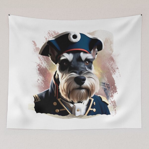 Item preview, Regal Schnauzer in Historic Military Uniform designed and sold by ChenEngEng.
