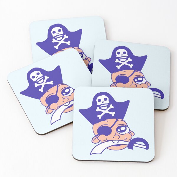 Item preview, Funny Baby Pirate Head Cute Cool Cap Sabre Toddler designed and sold by shirt-o-mat.