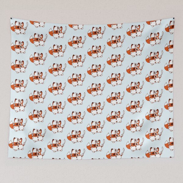 Item preview, Little Cute Captain Fox Pirate Animal Eye Patch designed and sold by shirt-o-mat.