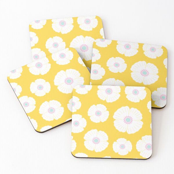 Item preview, July 3rd Birth Flower White Papaver Pattern designed and sold by birthflower.