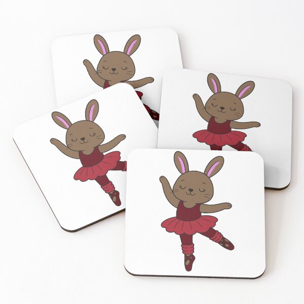 Item preview, Ballet Bunny - Brown - Dark Red designed and sold by AngelMiette.