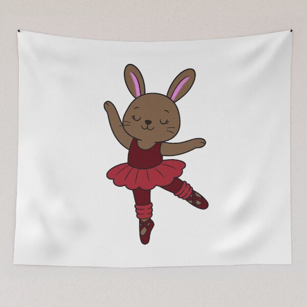 Item preview, Ballet Bunny - Brown - Dark Red designed and sold by AngelMiette.