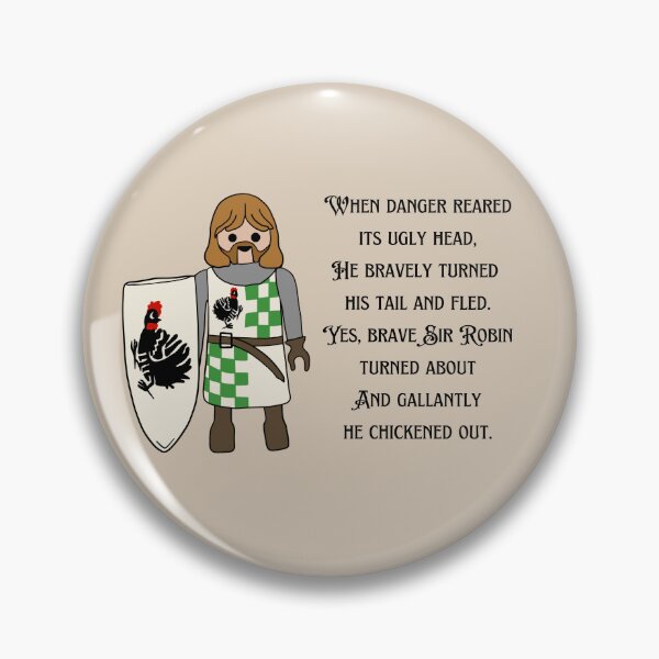 Item preview, Brave Sir Robin designed and sold by Unhinged Heather.