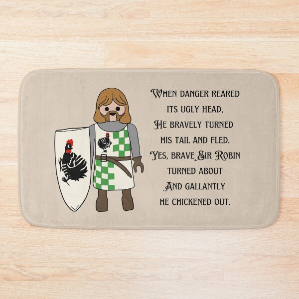 Item preview, Brave Sir Robin designed and sold by Unhinged Heather.