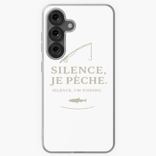 Item preview, Silence, je pêche – Silence, I’m Fishing (Design minimaliste) designed and sold by Newcal design.