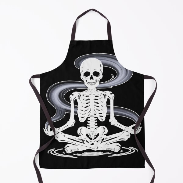 Item preview, Yoga meditating skeleton designed and sold by Pluto ⭐️.