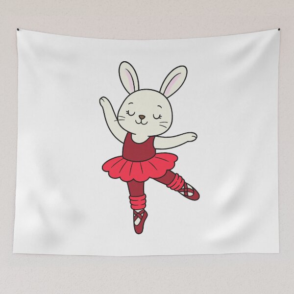 Item preview, Ballet Bunny - White - Red designed and sold by AngelMiette.