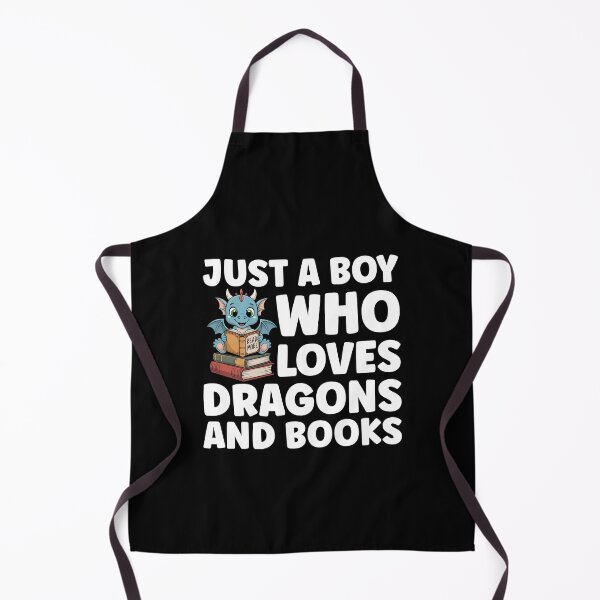 Item preview, Just A Boy Who Loves Dragons And Books designed and sold by TheAnimalZ00.