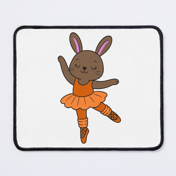 Item preview, Ballet Bunny - Brown - Orange designed and sold by AngelMiette.
