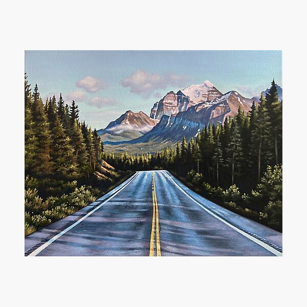 Item preview, Mountain Road 25 designed and sold by bellacpaintings.
