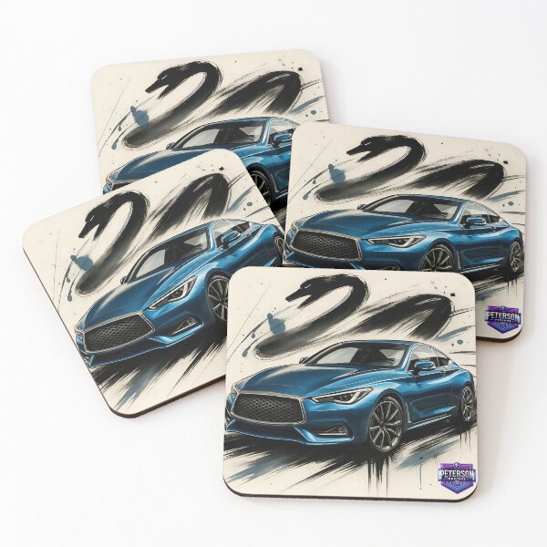 Item preview, Infiniti Q60 Fanart Remastered (Blue) designed and sold by Peterson Designs.