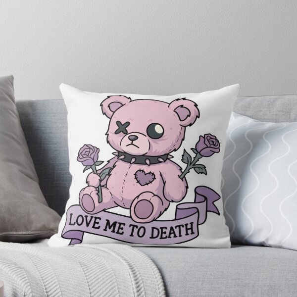 Item preview, Love me to death teddy bear  designed and sold by Courtney Pate.