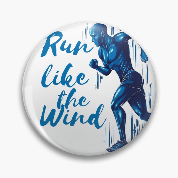 Item preview, Run Like the Wind – Bold Runner Design with Electric Energy designed and sold by JenniferCreaArte .