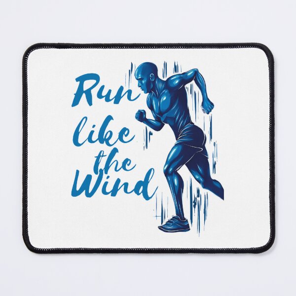 Item preview, Run Like the Wind – Bold Runner Design with Electric Energy designed and sold by JenniferCreaArte .