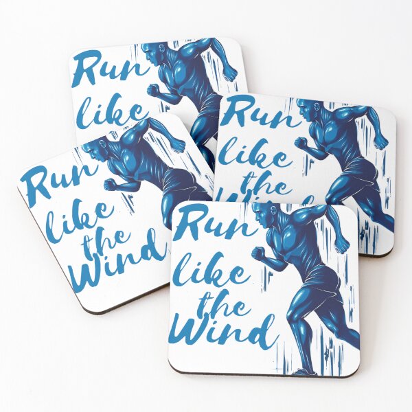 Item preview, Run Like the Wind – Bold Runner Design with Electric Energy designed and sold by JenniferCreaArte .