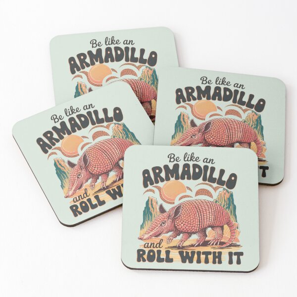 Item preview, Be like an armadillo and roll with it designed and sold by FatBirdie.