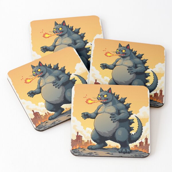 Item preview, Catzilla Rampage | Giant Fire-Breathing Cat Monster  designed and sold by NovaProArt.
