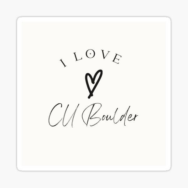 Item preview, I love CU Boulder designed and sold by abosrock04.