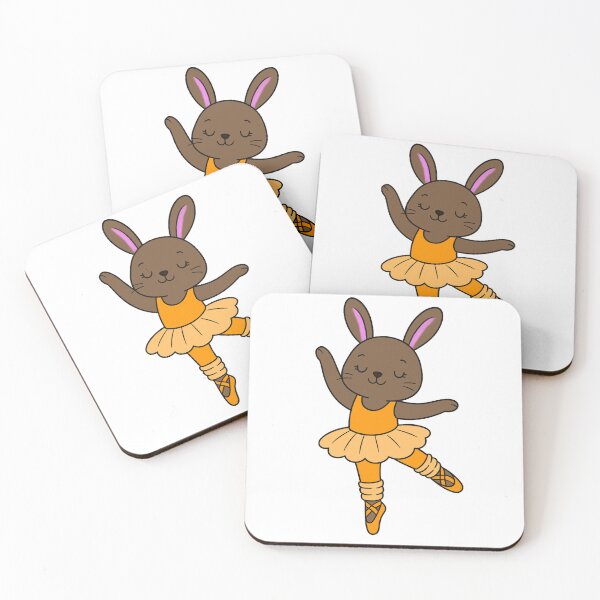 Item preview, Ballet Bunny - Brown - Yellow Orange designed and sold by AngelMiette.